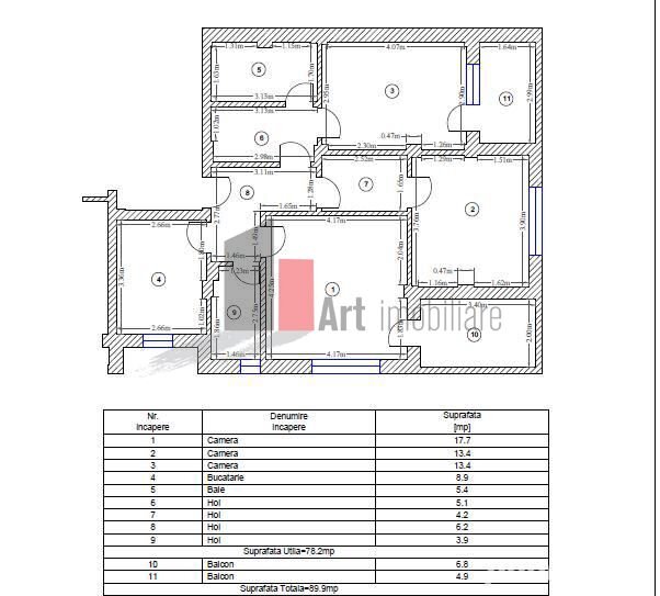 Aparatorii Patriei Vanzare apartament 3 camere cu centrala